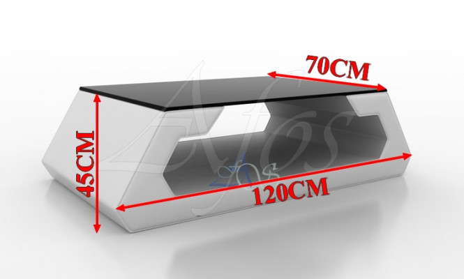 Designer Couchtisch Polster Tisch Leder Glas Moderner Tisch (Hamburg)