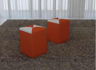 Design Polster Hocker Fußhocker Ottomane Sitz Chaise Gepolstert FT006