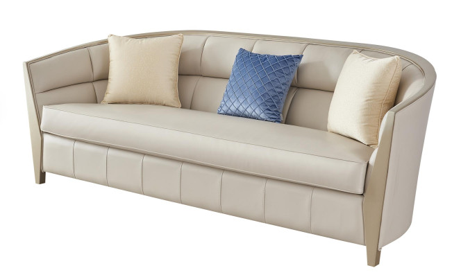 Sofagarnitur 4+1+1 Sitzer Wohnzimmer Kunstleder Polstermöbel Luxus Sofa