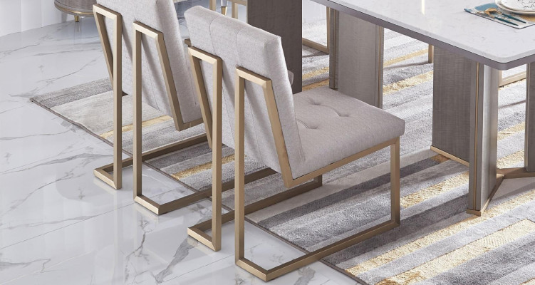 Esszimmer Design Möbel Stuhlgruppe Tisch 6 Lehn Stühle Set Garnitur Neu