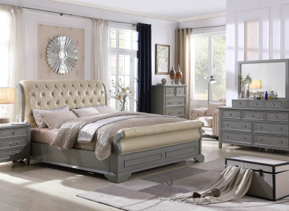 Schlafzimmer Möbel Komplette Sets Bett Nachttisch Kleiderschrank Tisch Neu 3tlg.