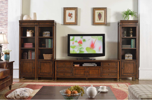 Wohnzimmer Set Wandregal Kommode Sideboard Wohnwände 3x Vitrine Design 4tlg.Neu