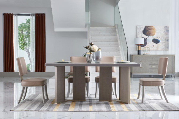 Luxus Esszimmer Stühle Hochwertige Einrichtung Hotel Lehn Stuhl Set