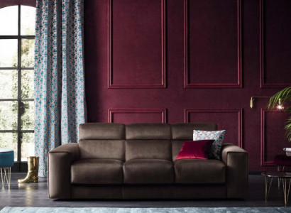 Luxus Möbel Wohnzimmer Sofas Sofa 3 Sitzer modern Echtholz Italienischer Stil