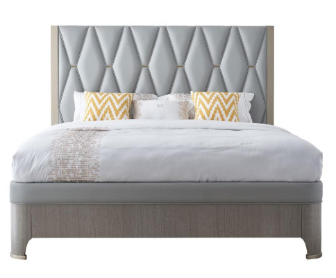 Bett 2x Nachttisch 3 tlg. Schlafzimmer Set Design Modern Luxus Gruppe