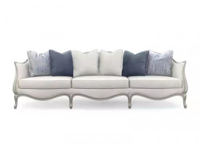 Design Sofa 3 Sitzer Stoff Couch Sofa Polster Sofas Wohnzimmer Dreisitzer Möbel