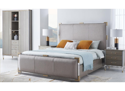 Design Polsterbett Bett Betten Doppel Ehe Modernes 180x200cm Luxus