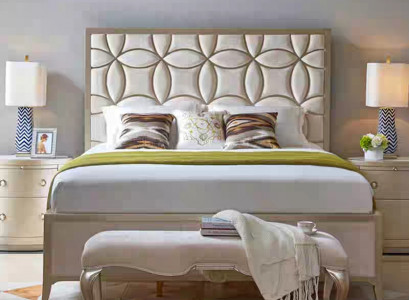 Designer Polster Doppelbett Betten Bett Schlafzimmer Ehebett Textil Leder