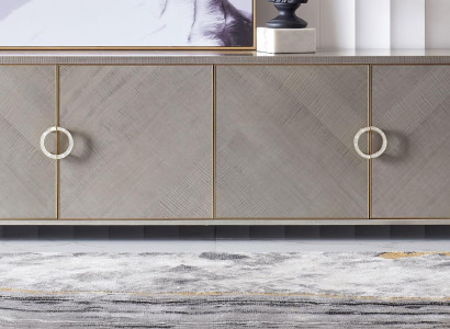 Kommode Designer Anrichte Side Low Board Schrank Deko Wohn Zimmer Regal