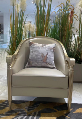 Sessel Italienische Stil Möbel Einrichtung Möbel Holz Stuhl Einsitzer Königlich