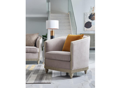 Sessel Einsitzer Royal Stuhl Thron Polster Lounge Stühle Sofa Hotel