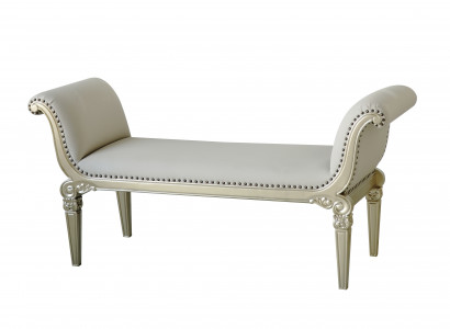 Hocker Polsterbank Sitzbank Bank Sitzbank Sitzmöbel Lederbank Holzbank Möbel Neu