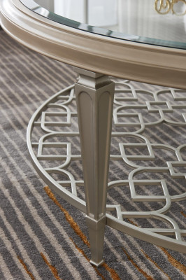 Couchtisch Beistelltisch Glastisch Wohnzimmer Designertisch Möbel Runde