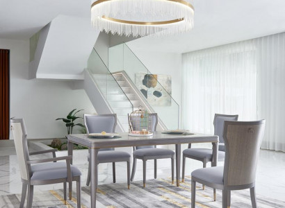 Esszimmer Tisch Designer Luxus Möbel Holz Tische 160x90cm Wohnzimmer