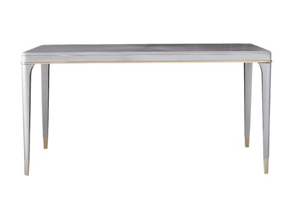 Luxus Möbel Esstisch Tisch Esszimmer Wohnzimmer Holz Edelstahl Design