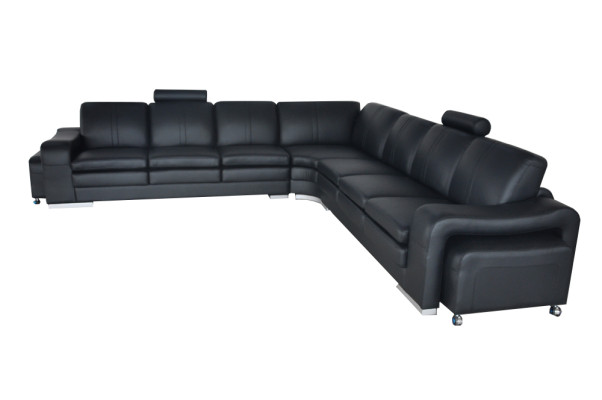 Leder Eck Sofa Couch Polster Sitz Wohn Modern Design Möbel Garnitur