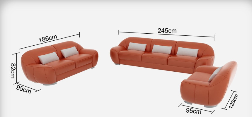 Ledersofa Couch Sofagarnitur Ecksofa Eck Garnitur Design Dekor Modern Sofa