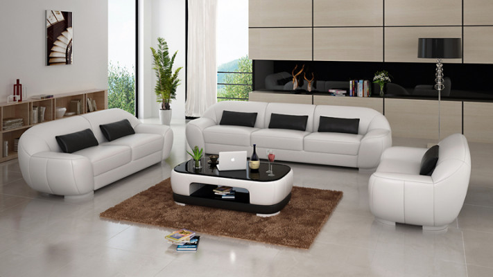 Ledersofa Couch Sofagarnitur Ecksofa Eck Garnitur Design Dekor Modern Sofa