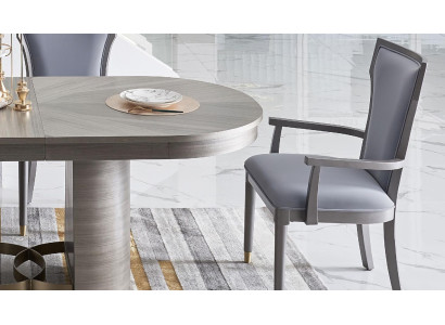 Stuhl Designer Set Sitz Polster Luxus Möbel Lehn Stühle Holz Esszimmer