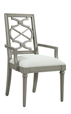 Luxus Design Stuhl mit Armlehnen Echtes Textil Möbel Einsitzer Holz