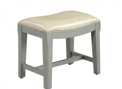 Hocker Bank Beistellhocker Couch Leder Sitz Neu Ottomane Fußhocker Polster