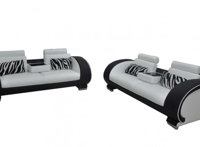 Entdecken Sie zeitlose Eleganz Moderne 3+3 Sofagarnitur für stilvolle Wohnräume