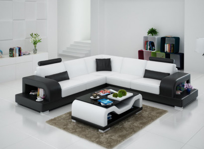 Modern Sofa L-Form Qualitätssofa mit hochwertiger Polsterung für Eckplatzierungen