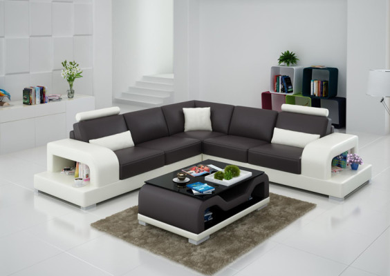 Modern Sofa L-Form Qualitätssofa mit hochwertiger Polsterung für Eckplatzierungen