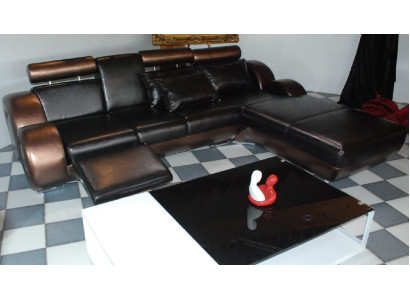 Elegante Designer Eckcouch Berlin II Ledersofa Ecksofa Sofa Couch