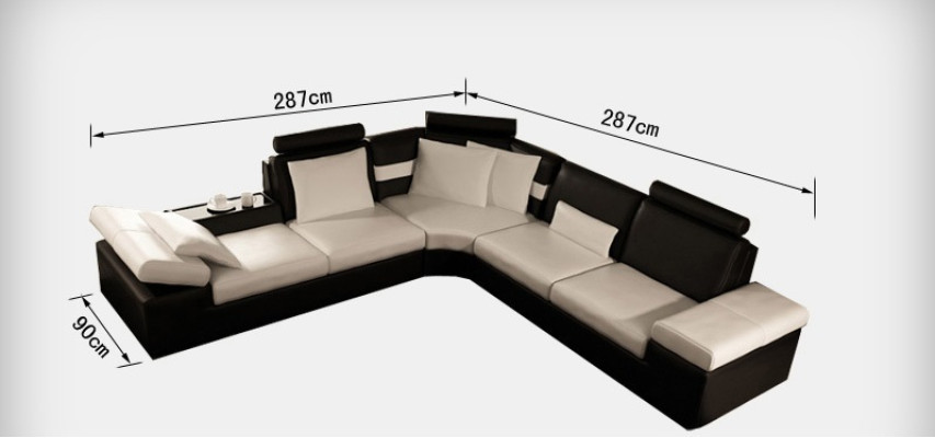 Wohnzimmer Sofa Ledersofa Sitzgarnitur Moderne Multifunktions Couch USB