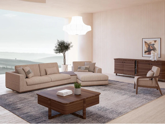 Designer Beige Sofas L-Form Polstermöbel Ecksofa Neu Luxus Sessel Wohnzimmer