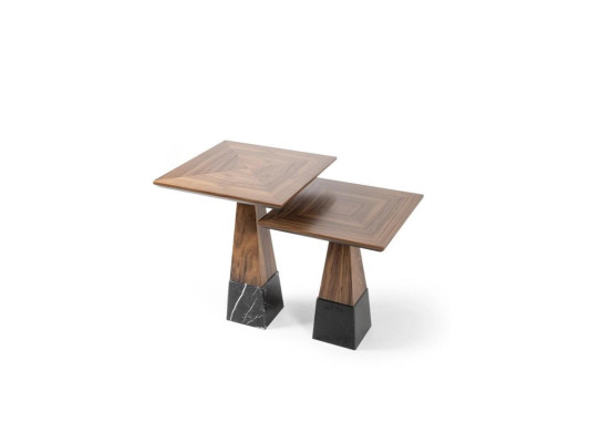 2x Beisteltisch Holz Kaffeetisch Wohnzimmer Luxus Design Möbel Einrichtung