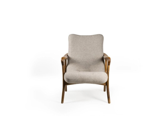 Wohnzimmer Sessel Couch Sitz Modern Holz Design Textil Polstersessel Neu