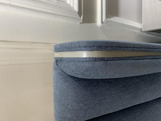 Modernes Bett Polster Design Luxus Doppel Hotel Betten Möbel Ehe Holzbetten Grau