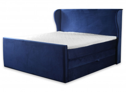 Designer-Doppelbett im modernen Stil mit Minimalismus-Elementen