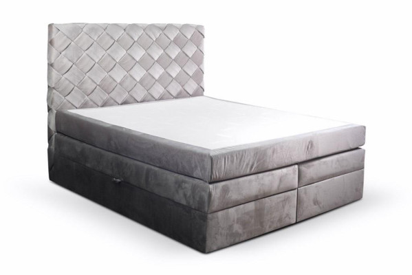 Boxspring Bett mit Bettkasten Matratze Betten Chesterfield Schlafzimmer