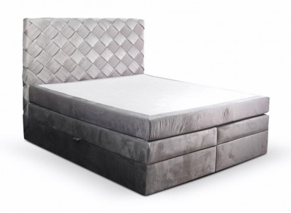 Boxspring Bett mit Bettkasten Matratze Betten Chesterfield Schlafzimmer