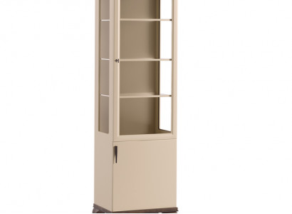 Single Vitrine Eintüriger Schrank Möbel Glasschrank Möbel Holz Schränke