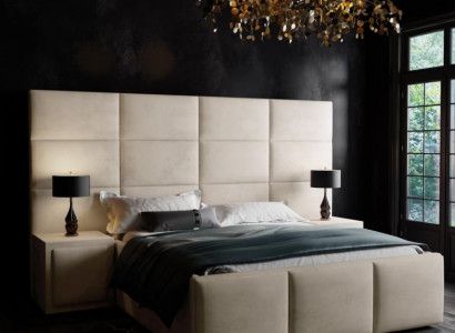 Doppelbett Bett Polster Betten Design Schlafzimmer Möbel Einrichtung 180x200cm