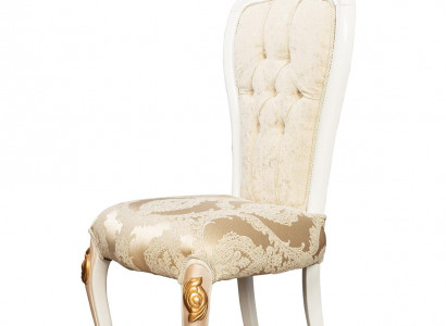 Klassischer Chesterfield Stuhl Königlicher Einsitzer Barock-Rokoko Stil Stühle