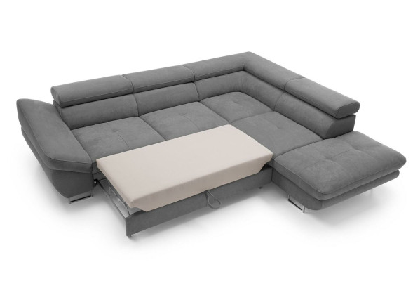 Ecke Couch Sets L-Form Sofa weiche Polsterung Wohnbereich Möbel Textil Gelb Neu