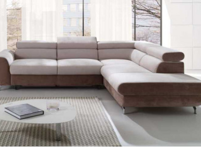 Ecksofa Wohnlandschaft Sofa mit Bettfunktion Ecksofa Couch Ecke Polster Garnitur