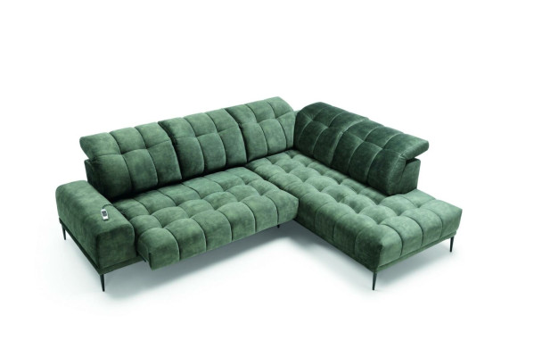 Ecksofa modernes Design Luxus Sofas L-Form Stoff Couch Wohnzimmer Sofa Couchen