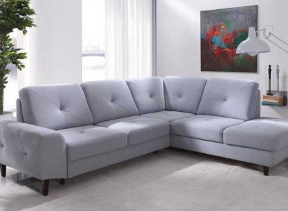 Ecksofa Wohnlandschaft Stoff Textil Sofa Ecksofa Couch Ecke Polster Garnitur