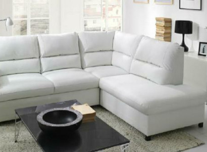 Ecksofa Eck Wahl Leder Stoff Kasten&Bett Polster Textil Couch Sofa Ecke Garnitur