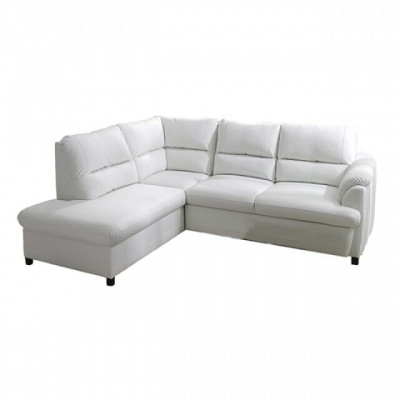 Ecksofa Eck Wahl Leder Stoff Kasten&Bett Polster Textil Couch Sofa Ecke Garnitur