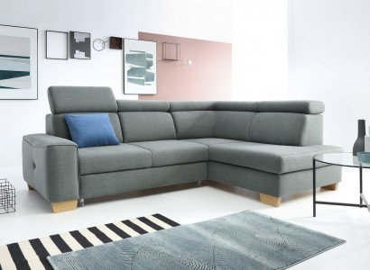 Modernes Ecksofa Stoffpolsterung Schlafsofa Sofa Bestellung Polster