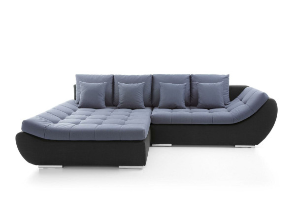 Moderne Design Sofas Couchs Möbel Stoff L-Form Wohnzimmer Ecksofa