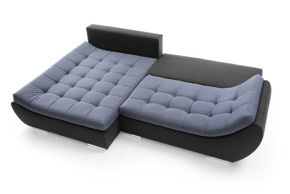 Moderne Design Sofas Couchs Möbel Stoff L-Form Wohnzimmer Ecksofa