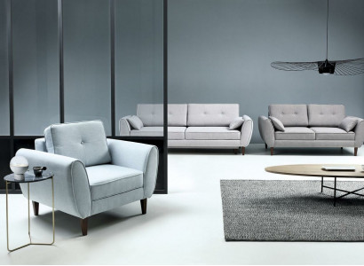 Sofas moderne Luxus Garnitur 3+2+1 Sitz Textil komplette Garnituren Neu Möbel